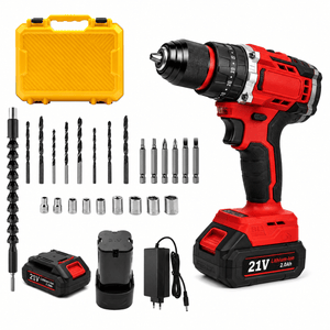 CORDLESS IMPACT DRILL GLOBAL GPG-BTD-44 – 21V BRUSHLESS HAMMER DRILL MACHINE