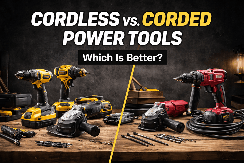 Cordless vs Corded Power Tools: Which Is Better?
