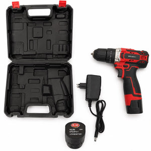 GLOBAL POWER 16.8V Cordless Drill Driver (GPG-BTD-1) | 50N.m Torque | 2-Speed | 2.0Ah Li-ion Battery | Carry Case
